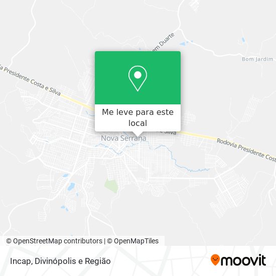 Incap mapa