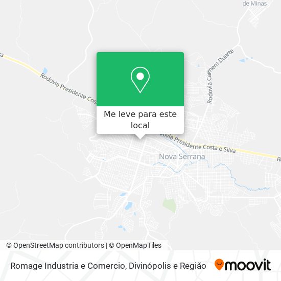 Romage Industria e Comercio mapa
