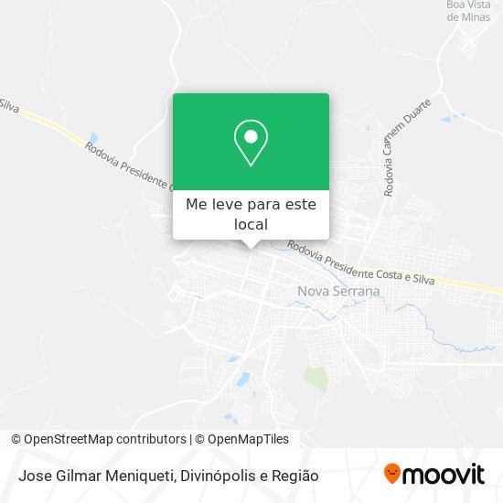 Jose Gilmar Meniqueti mapa