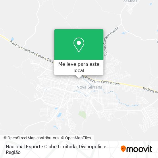 Nacional Esporte Clube Limitada mapa