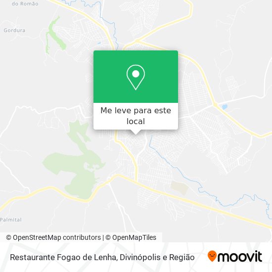Restaurante Fogao de Lenha mapa