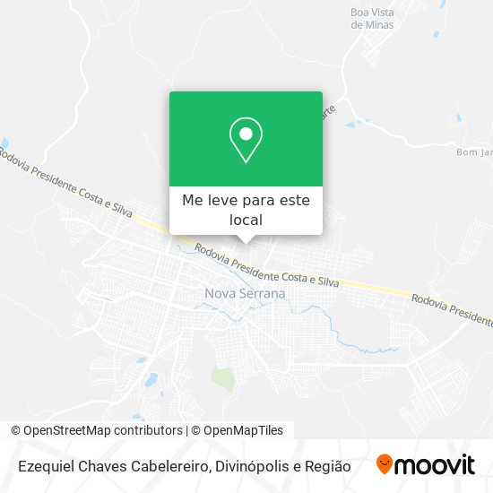 Ezequiel Chaves Cabelereiro mapa
