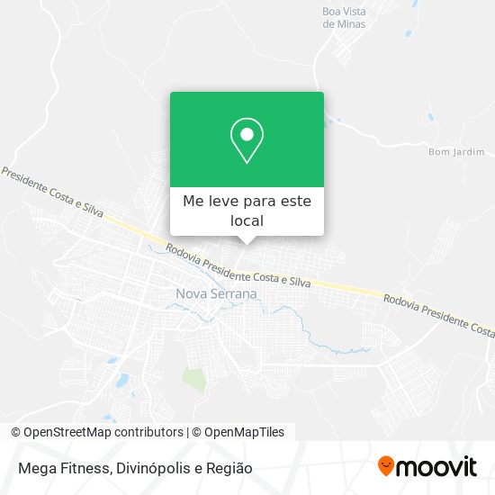 Mega Fitness mapa