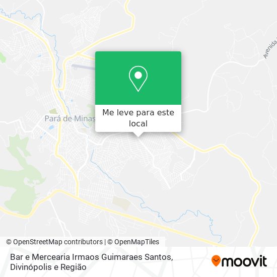 Bar e Mercearia Irmaos Guimaraes Santos mapa