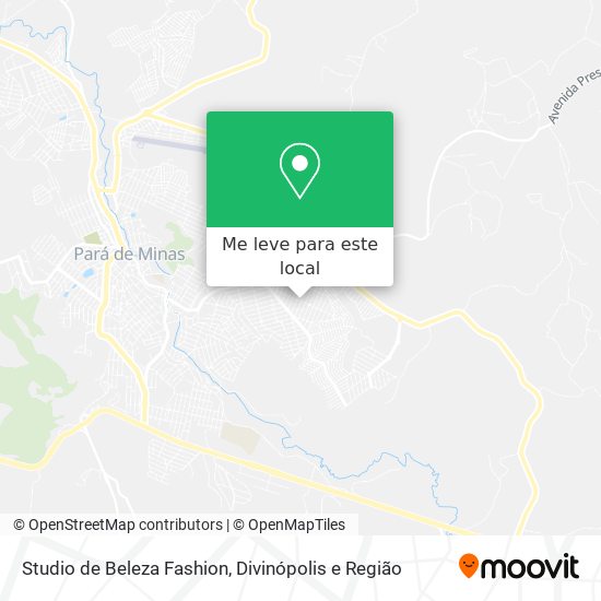 Studio de Beleza Fashion mapa