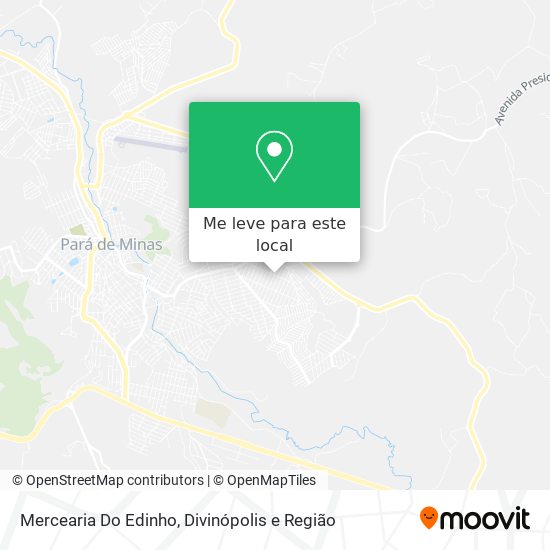 Mercearia Do Edinho mapa