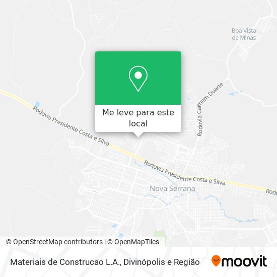 Materiais de Construcao L.A. mapa
