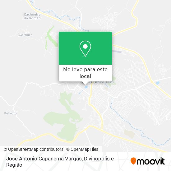 Jose Antonio Capanema Vargas mapa