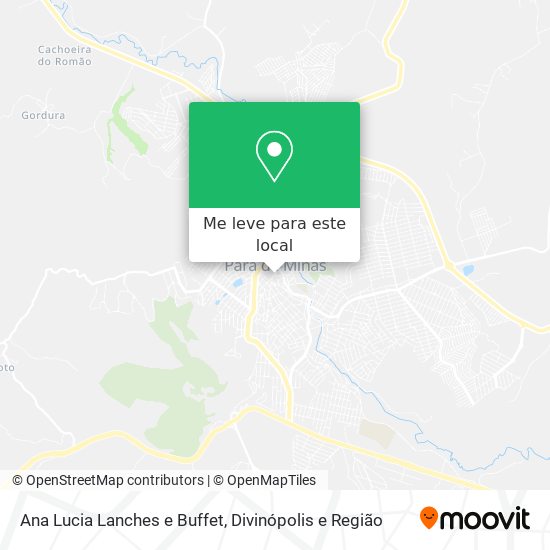Ana Lucia Lanches e Buffet mapa