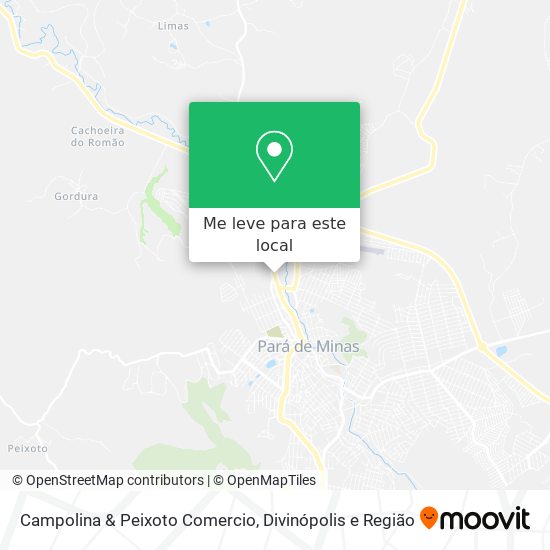 Campolina & Peixoto Comercio mapa