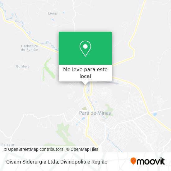 Cisam Siderurgia Ltda mapa