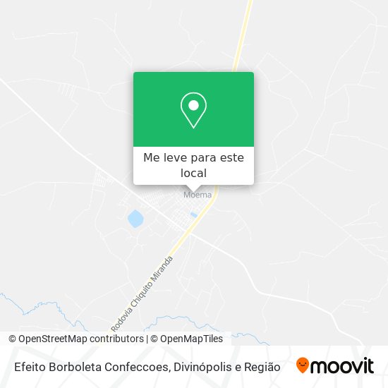 Efeito Borboleta Confeccoes mapa
