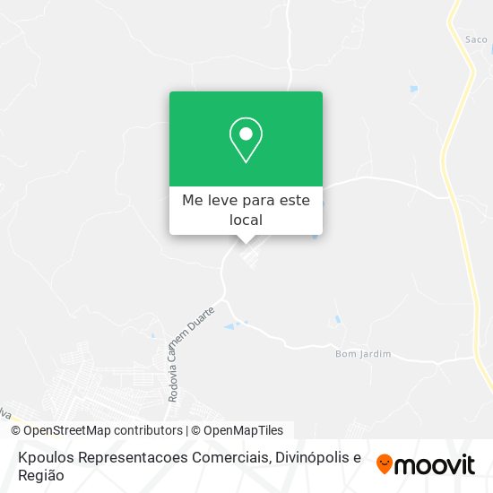 Kpoulos Representacoes Comerciais mapa
