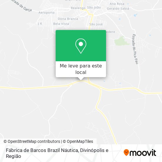 Fábrica de Barcos Brazil Náutica mapa