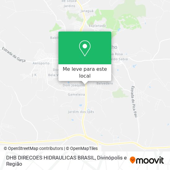 DHB DIRECOES HIDRAULICAS BRASIL mapa