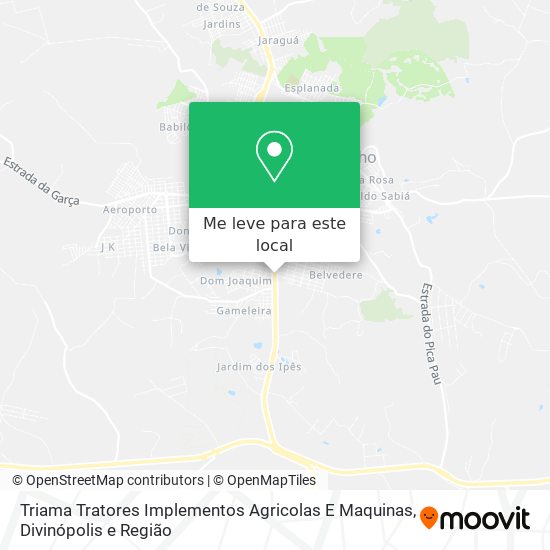 Triama Tratores Implementos Agricolas E Maquinas mapa