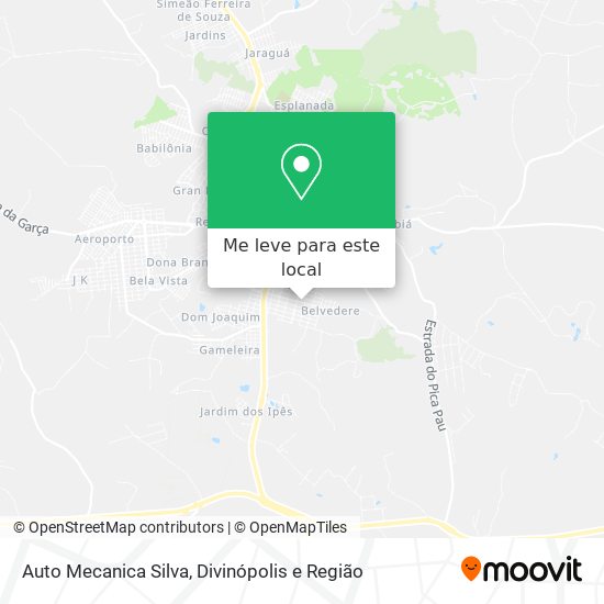 Auto Mecanica Silva mapa