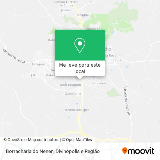 Borracharia do Nenen mapa