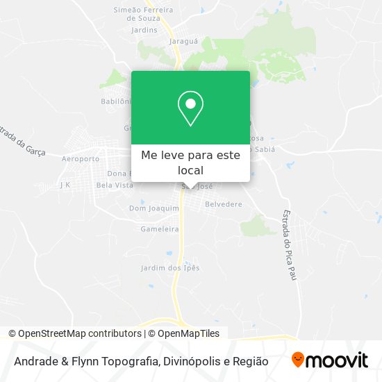 Andrade & Flynn Topografia mapa