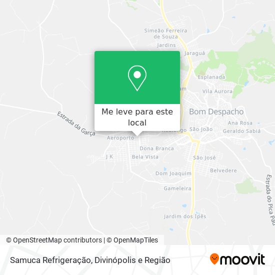 Samuca Refrigeração mapa