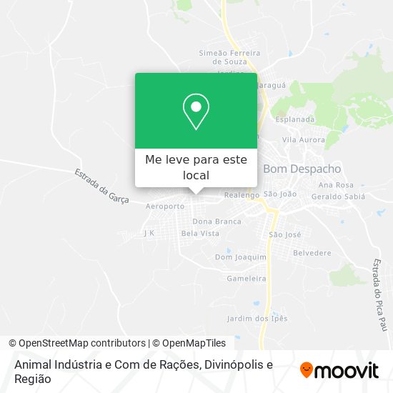 Animal Indústria e Com de Rações mapa