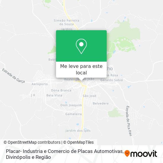 Placar- Industria e Comercio de Placas Automotivas mapa