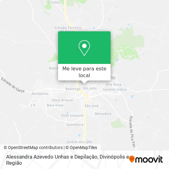 Alessandra Azevedo Unhas e Depilação mapa