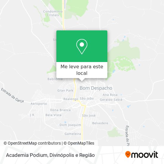 Academia Podium mapa