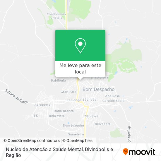 Núcleo de Atenção a Saúde Mental mapa