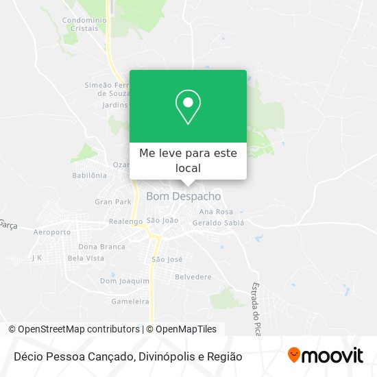 Décio Pessoa Cançado mapa