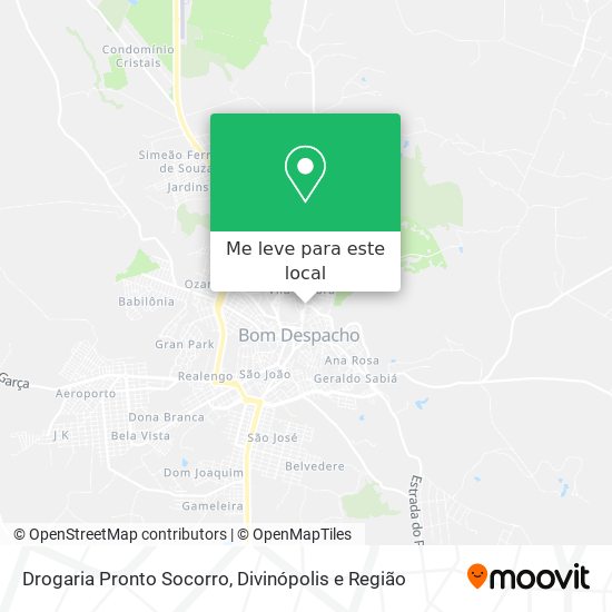 Drogaria Pronto Socorro mapa