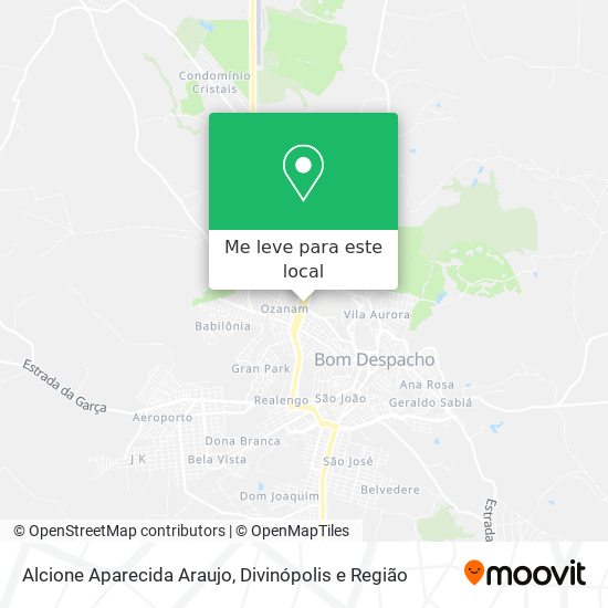 Alcione Aparecida Araujo mapa