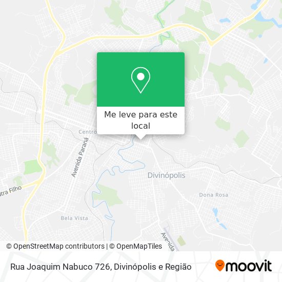 Rua Joaquim Nabuco 726 mapa