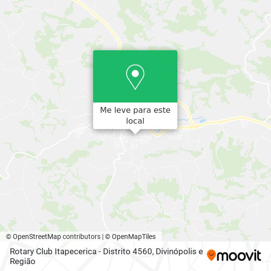 Rotary Club Itapecerica - Distrito 4560 mapa