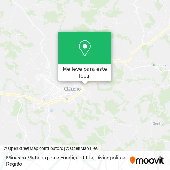 Minasca Metalúrgica e Fundição Ltda mapa