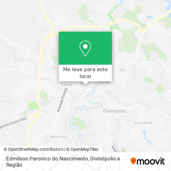 Edmilson Peronico do Nascimento mapa