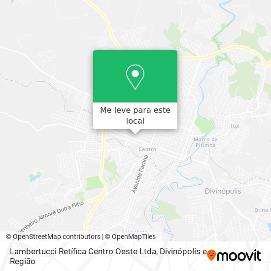 Lambertucci Retífica Centro Oeste Ltda mapa