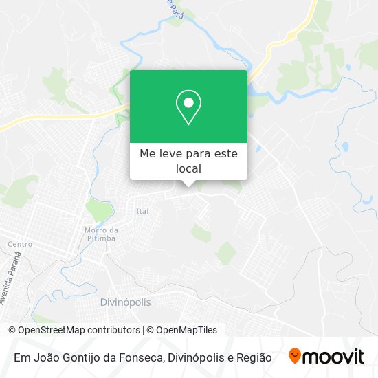 Em João Gontijo da Fonseca mapa