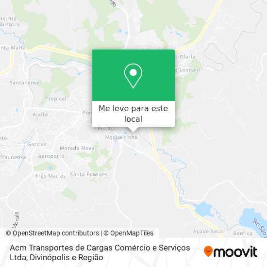 Acm Transportes de Cargas Comércio e Serviços Ltda mapa