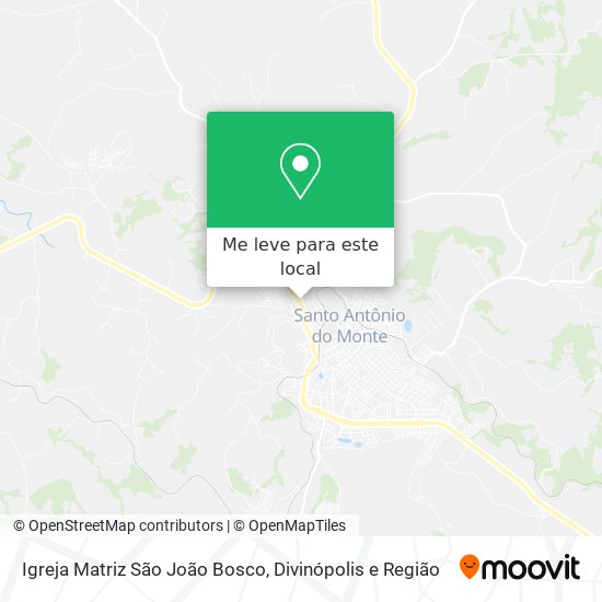 Igreja Matriz São João Bosco mapa