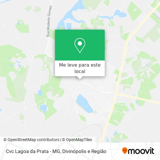Cvc Lagoa da Prata - MG mapa