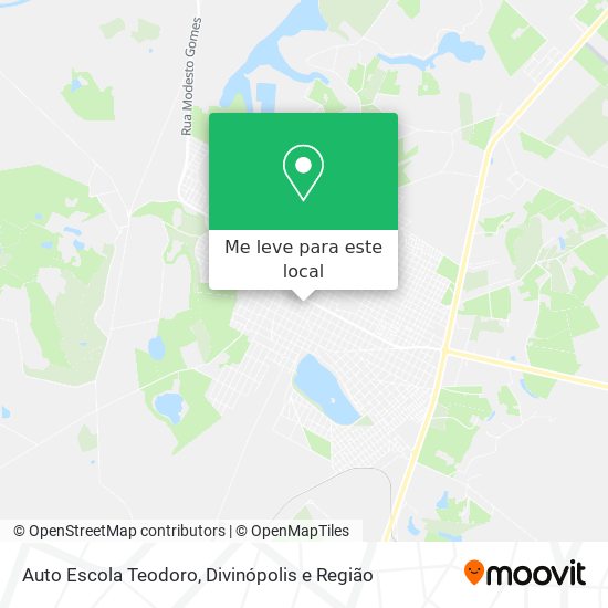 Auto Escola Teodoro mapa