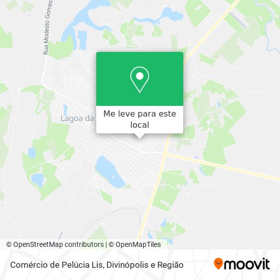 Comércio de Pelúcia Lis mapa