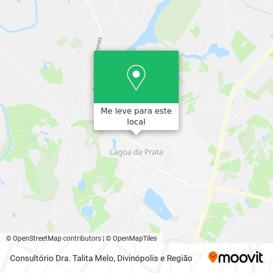Consultório Dra. Talita Melo mapa
