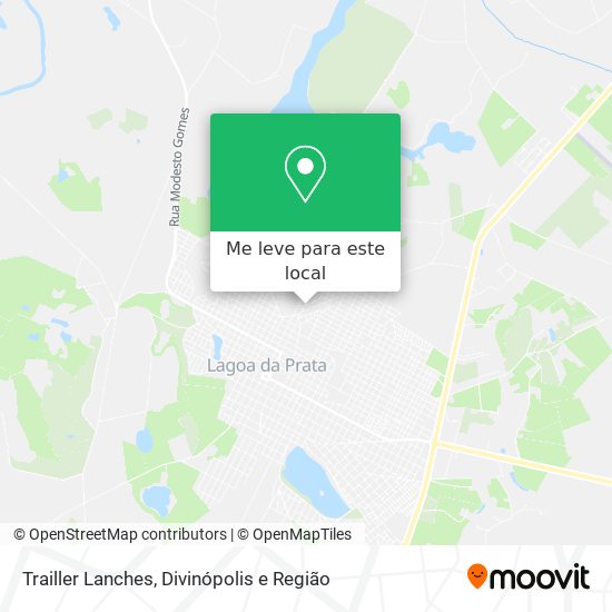 Trailler Lanches mapa