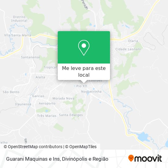 Guarani Maquinas e Ins mapa