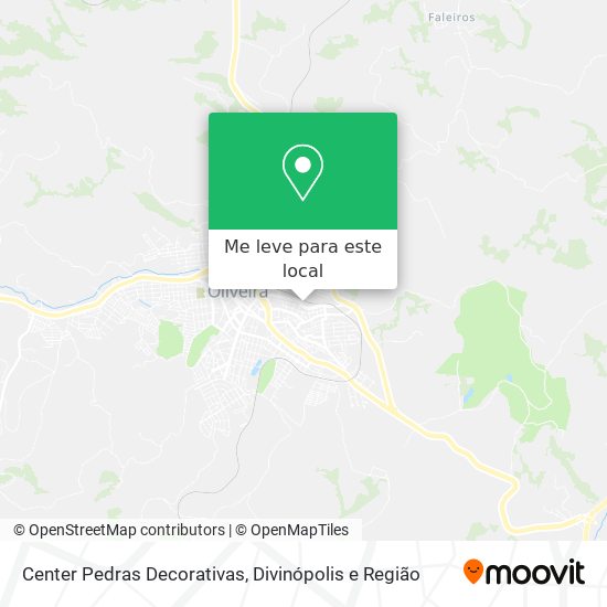 Center Pedras Decorativas mapa