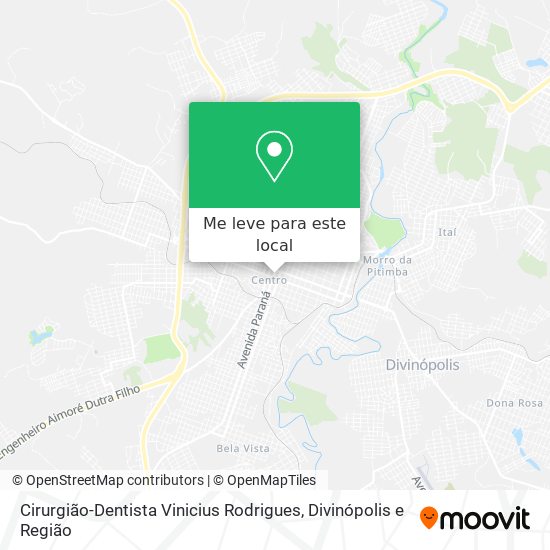 Cirurgião-Dentista Vinicius Rodrigues mapa