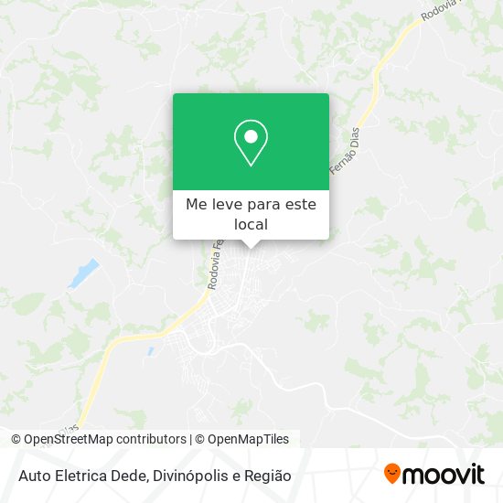 Auto Eletrica Dede mapa