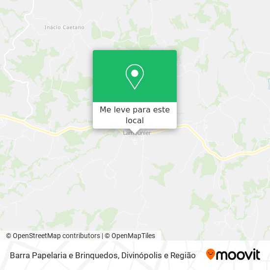 Barra Papelaria e Brinquedos mapa